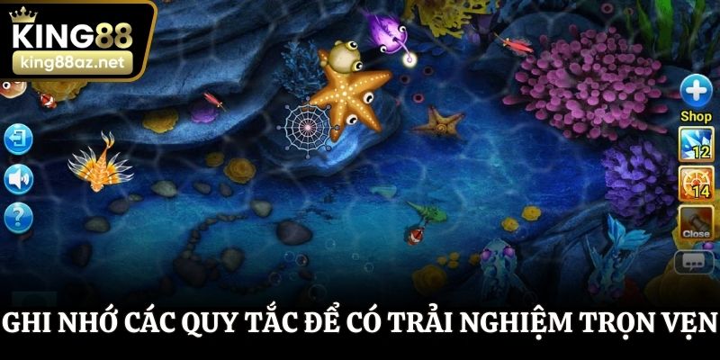 Ghi nhớ các quy tắc để có trải nghiệm săn cá trọn vẹn