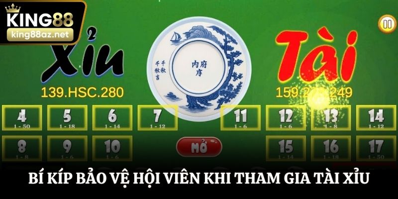 Bí kíp bảo vệ hội viên khi tham gia tài xỉu trực tuyến